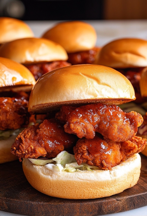 Nashville Hot Chicken Sliders Recipe