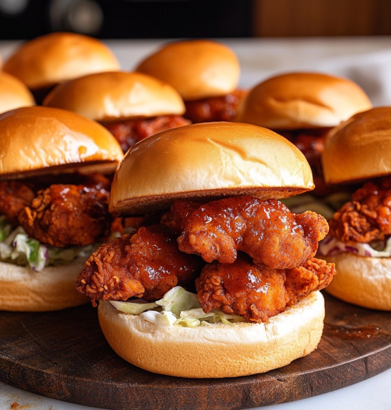 Nashville Hot Chicken Sliders Recipe 3 Nashville Hot Chicken Sliders Recipe