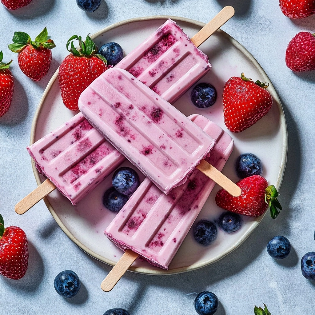 Homemade Popsicles Recipe With Fresh Berries And Honey 2 Homemade Popsicles Recipe With Fresh Berries And Honey