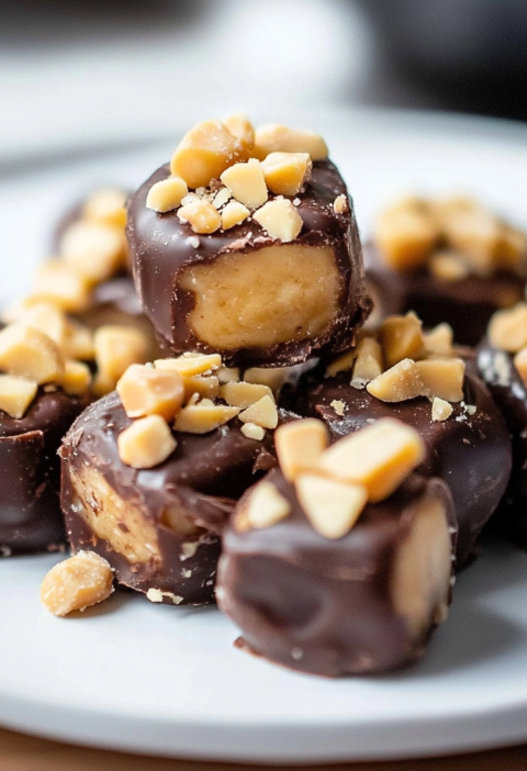 Frozen Banana Snickers Bites: Easy No-Bake Treats