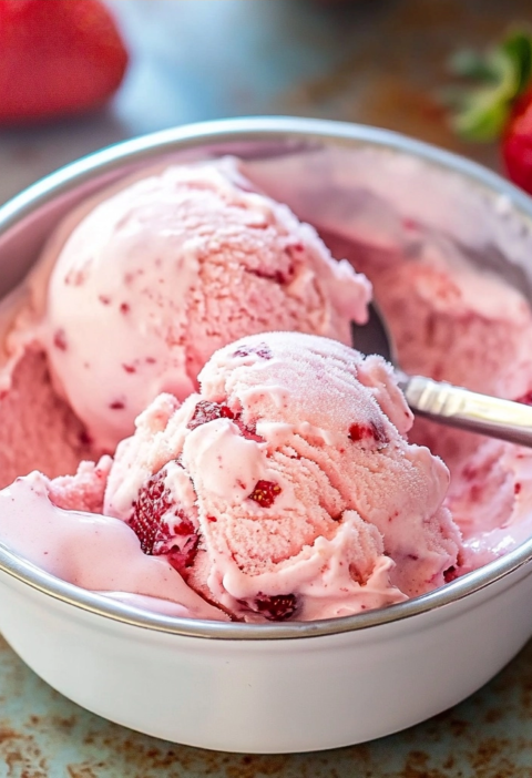 Strawberry Ice Cream Recipe for Fresh Homemade Treats