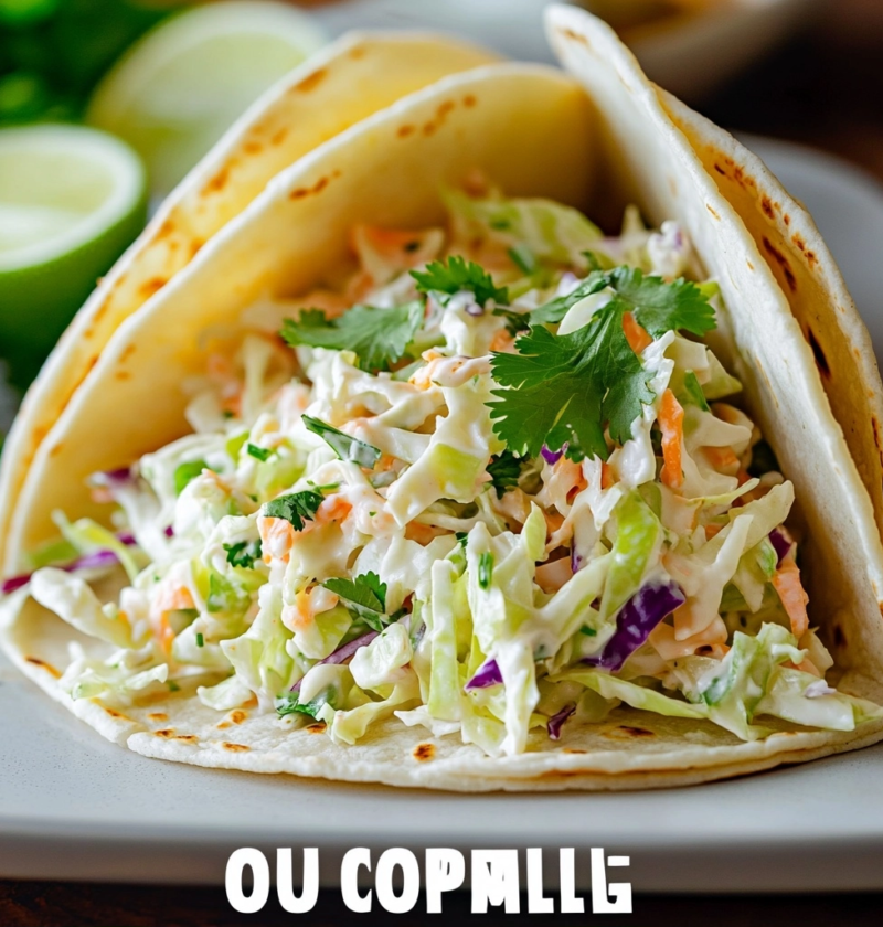 Cabbage Slaw for Fish Tacos 1 Cabbage Slaw for Fish Tacos