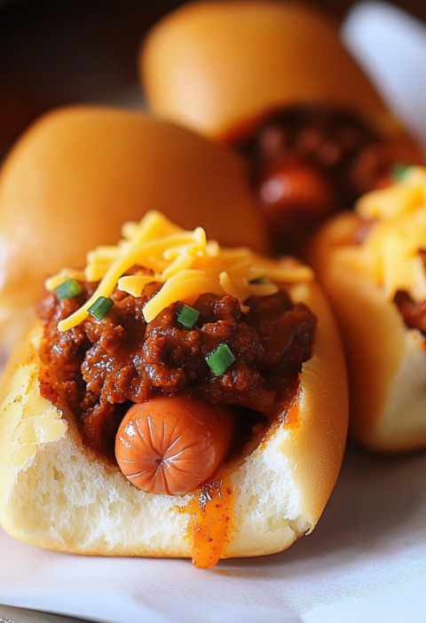 Quick Chili Cheese Dog Sliders Recipe for Family