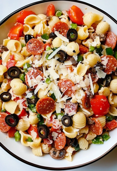 Ultimate Pizza Pasta Salad Recipe for Your Next Gathering