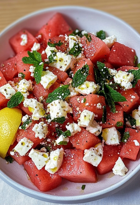 Watermelon Feta Mint Salad: The Ultimate Refreshing Summer Side