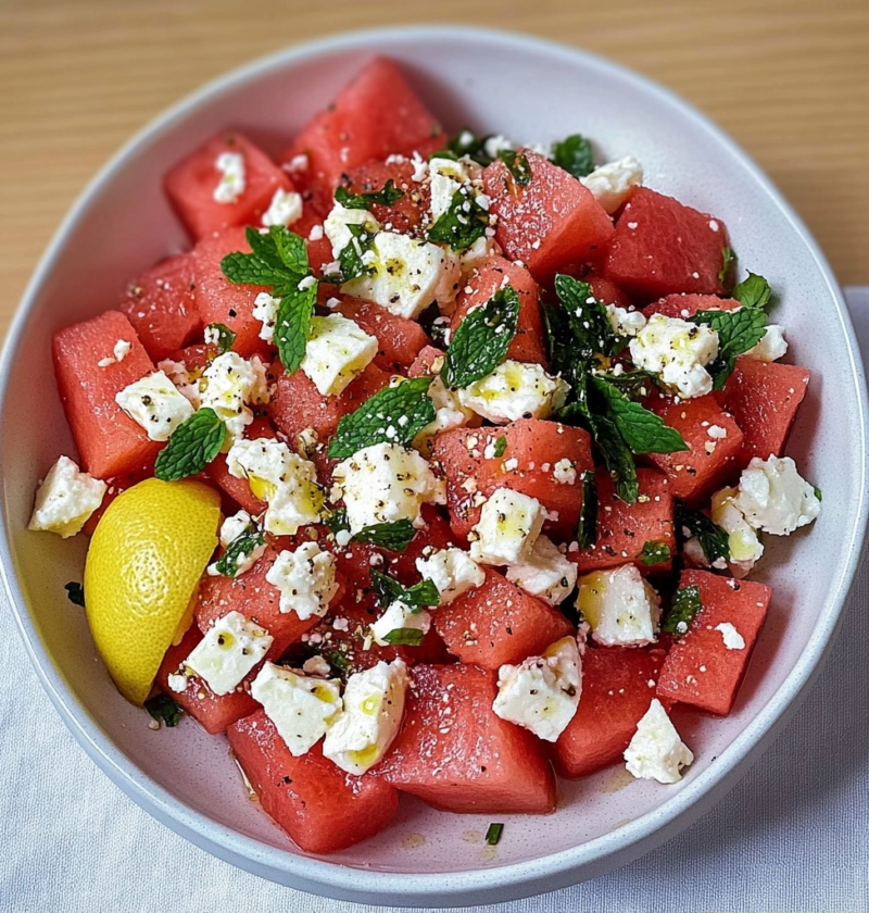 Watermelon Feta Mint Salad: The Ultimate Refreshing Summer Side