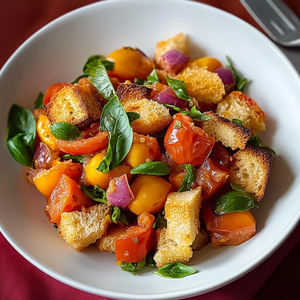 Classic Panzanella Salad with Rustic Bread 2 Classic Panzanella Salad with Rustic Bread